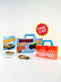HotWheels storage Ultimate Collector Case 4 pcs (2x2) Hotwheels Connectible Cases (with car) storage