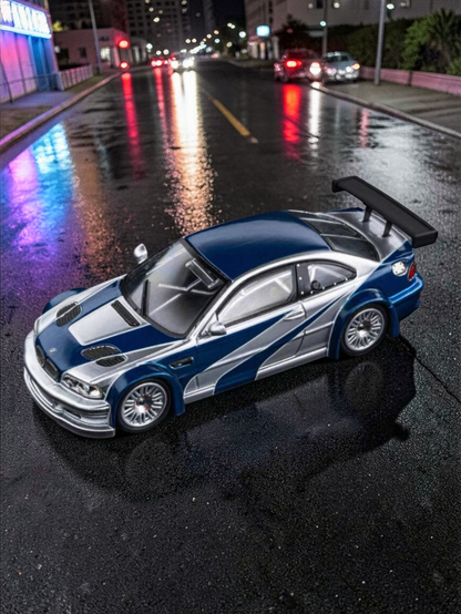 MJ MODEL BMW M3 GTR E46 1:64 Scale-lconic Japanese Sports Car Model