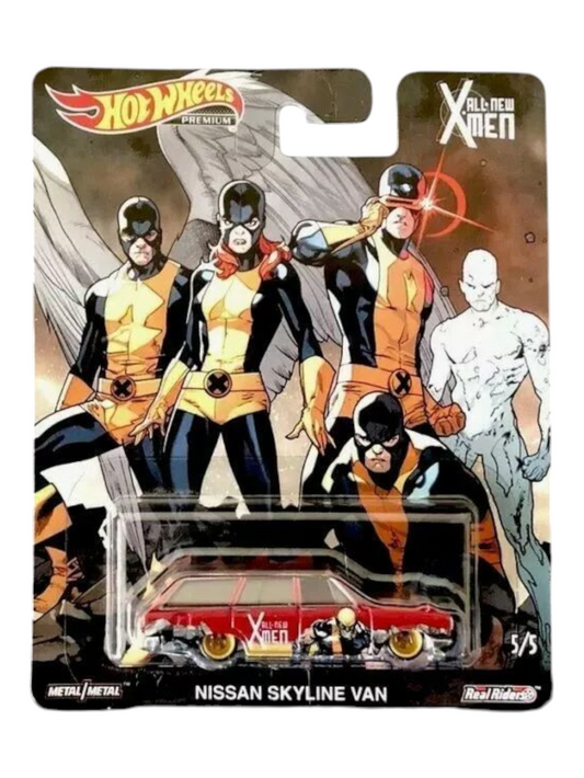 HotWheels All New X-Men Nissan Skyline Van Imported Premium 1:64 Scale