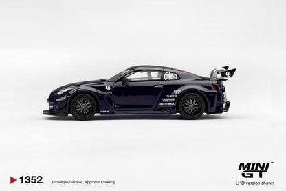 PRE-ORDER Mini GT. 1352 LB-SILHOUETTE WORKS GT NISSAN 35GT-RR VER.2 INOZETEK EDITION 1:64 Scale Blister / Box (ETA-May 2027)