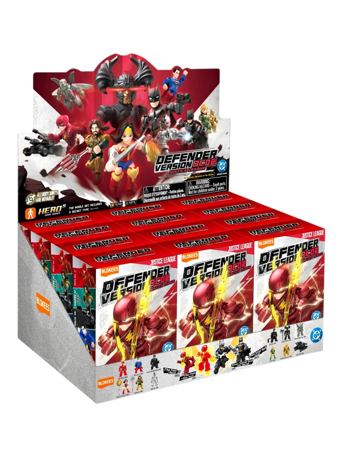 Blokees Defender Version DC02 Justice League Blind Box (Code: 75702) – [Pack of 1 / Random Surprise Model]