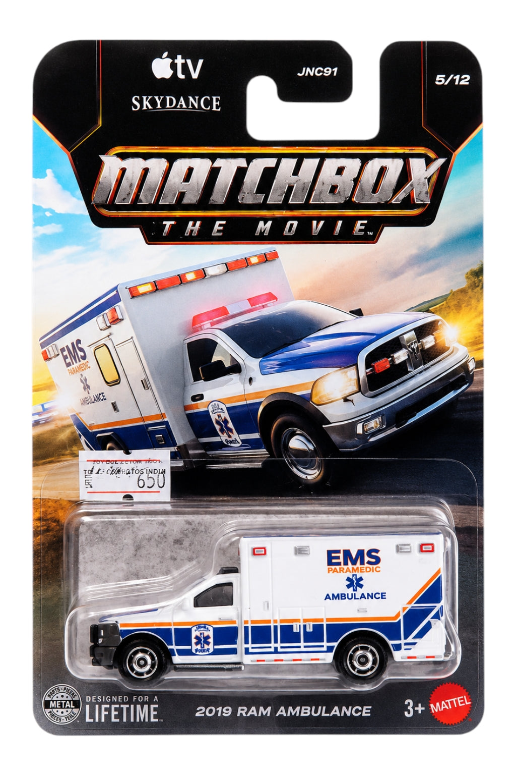 MatchBox the movie 2029 ram ambulance imported mainline 1:64 Scale