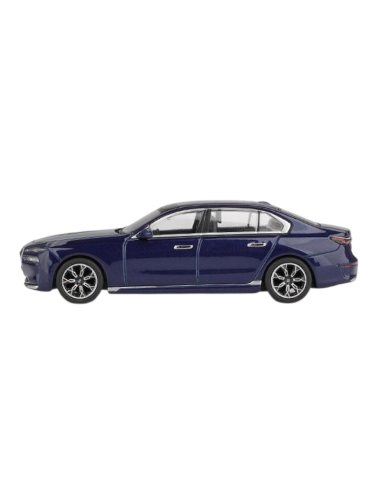 Mini GT Blister 1111: BMW i7 xDrive60 Tanzanite Blue Metallic 1:64 Scale