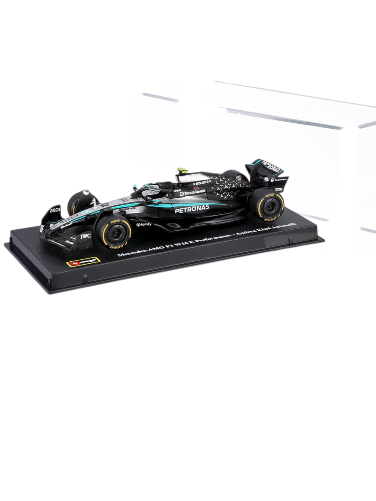 Bburago 2025 formula 1 ( f1 ) Mercedes amg f1 w16 E Performance andrea kimi Antonelli 1:43 Scale #18-38237A