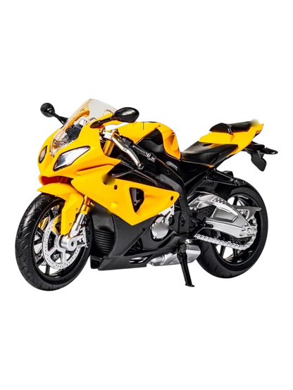 Metal Speed Zone BMW S1000 RR 1:12 Scale (Yellow)