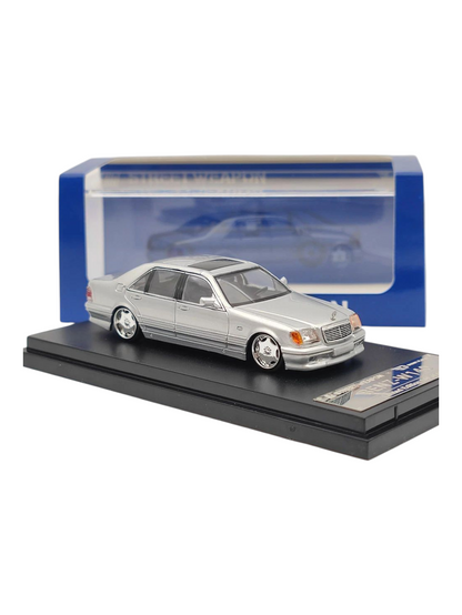 Street Weapon Mercedes-Benz W140 Premium Diecast 1:64 Scale (With Acrylic Case)