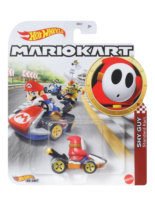 HotWheels Mariokart Shy Guy Standard Kart 1:64 Scale