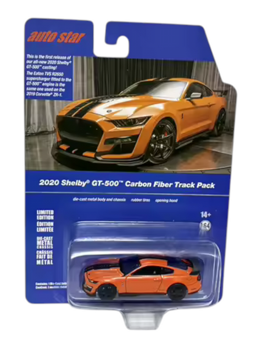 Auto Star 2020 Shelby Gt - 500 Carbon Fiber Track Pack Imported 1:64 Scale