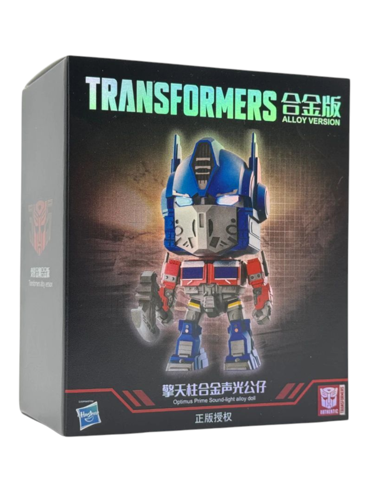 Transformers Optimus Prime Sound-Light Alloy Doll