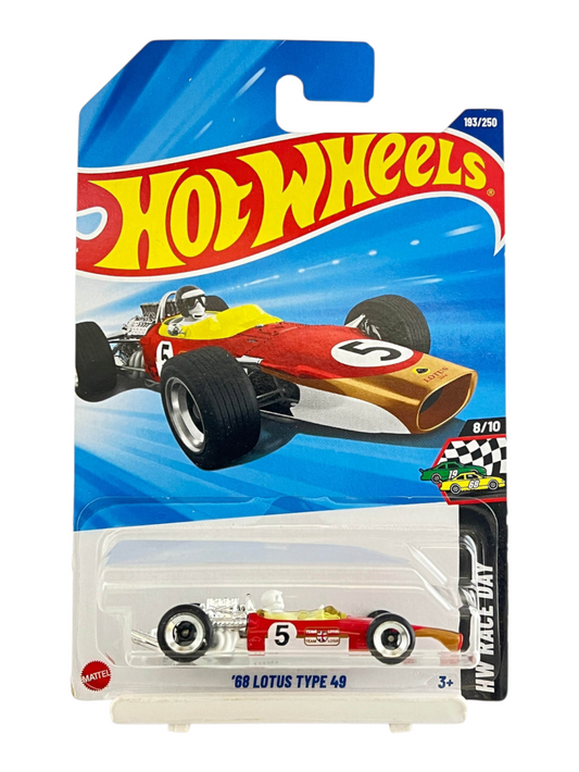 Hot Wheels '68 lotus type 49 Imported Mainline 1:64 Scale