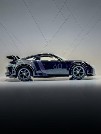 Hotwheels Premium Car Culture 2023 Speed Machines - Porsche 911 GT3 (Black) - 0/5 Chase 1:64 Scale