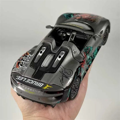 Cca Porsche 918 Spyder Brucelee Doors Can Be Open , 1:24 Scale