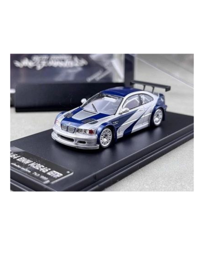 DCM Model Need For Speed Most Wanted (NFS) BMW E46 M3 GTR 1:64 Scale Premium Diecast (With Acrylic Case)