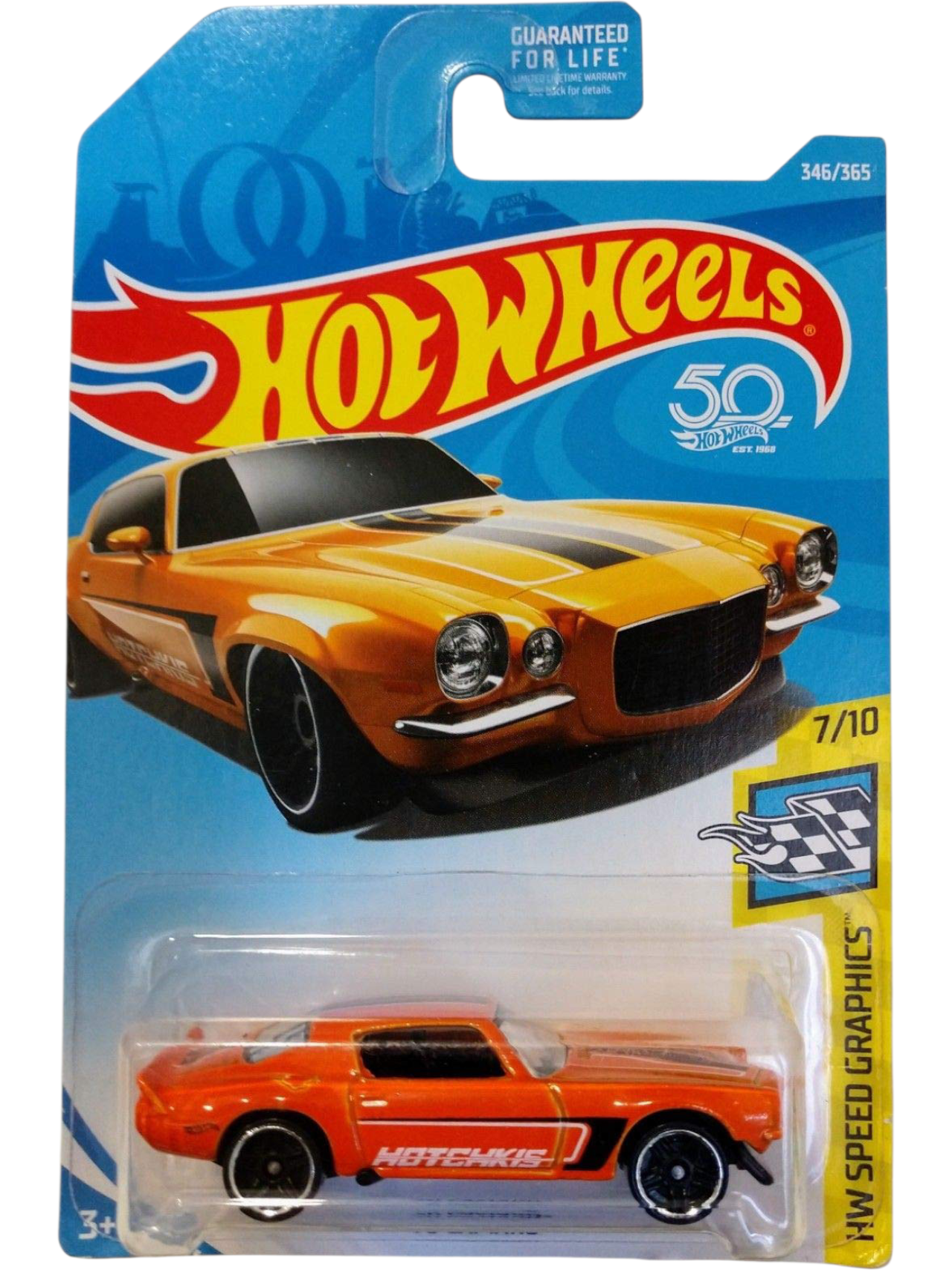 Hotwheels 70 Camaro Imported Mainline 1:64 Scale FJY40-D7C3