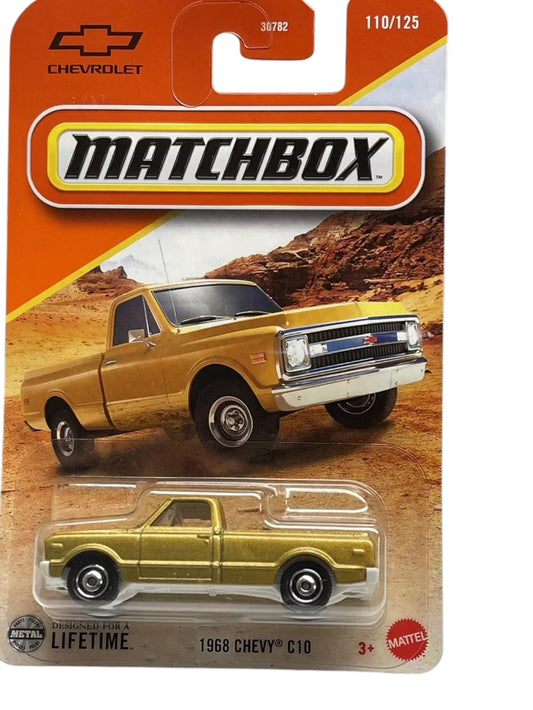 MatchBox 1968 chevy c10 imported mainline 1:64 Scale