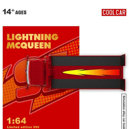 Cool Car Simulated Alloy Car Model Lightning Mcqueen Livery 1:64 Scale Diecast Truck