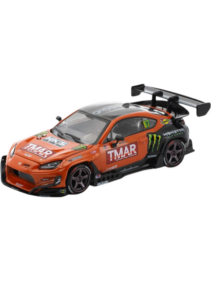 POP RACE Pandem Toyota GR86 Daigo Saito Formula Drift Japan 2022 1:64 Die-Cast Car Model / PR64-265