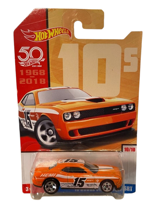 Hotwheels '15 Dodge Challenger srt imported card art mainline 1:64 Scale