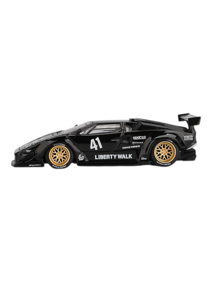 Mini GT Lamborghini Countach LB-Works (Black) Code-1081 1:64 Scale