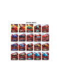 Disney Pixar Cars Die-cast Toy Cars- DXV29(95DV)|24-pieces Complete case|Assorted Character Models 1:55 Scale