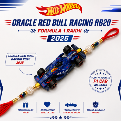 Hotwheels Formula 1 Rakhi – 2024 & 2025 Collection | 5 Cars / 10 Cars Pack | Select Your Variant