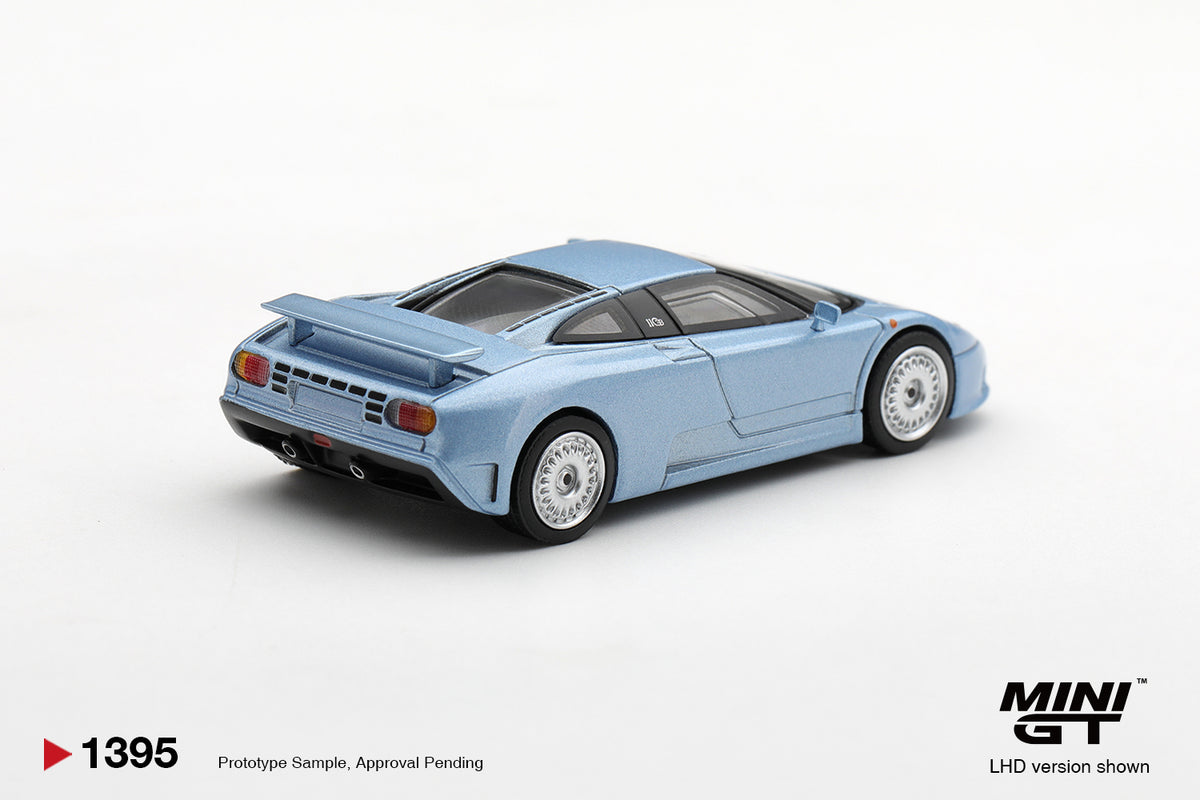 Pre-order No.1395 BUGATTI EB110 GT AZZURRO METALLIZZATO MONDIAL DE L'AUTOMOBILE 1992 Blister/Box Diecast Model Blister/Box