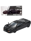 POP RACE McLaren F1 Black 1:64 Die-Cast Car Model | PR64-230