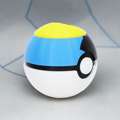 Pokemon Premium Ultra pokéball Replica | 3D Printed Collectible Storage Container