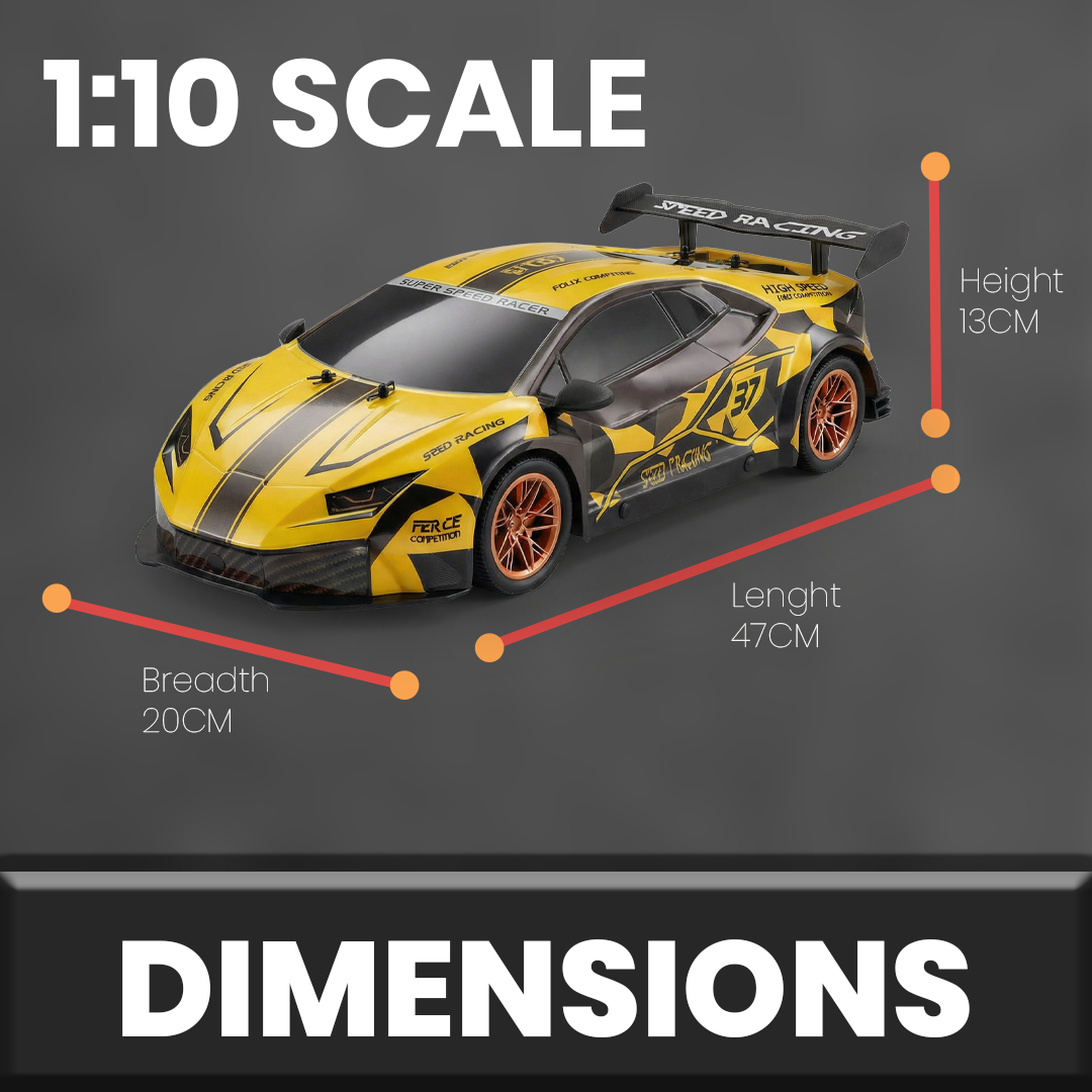 Joy Junction Lamborghini Model High-Speed 1:10 Scale Remote Control Car 6+Years.