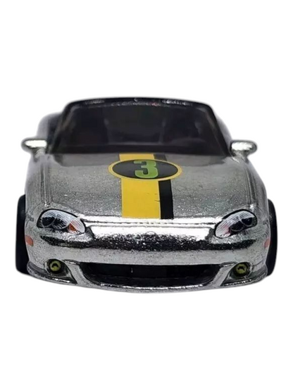 HotWheels 2025 Zamac Edition 2004 Mazda Mazdaspeed Miata imported premium 1:64 Scale (With Protector)