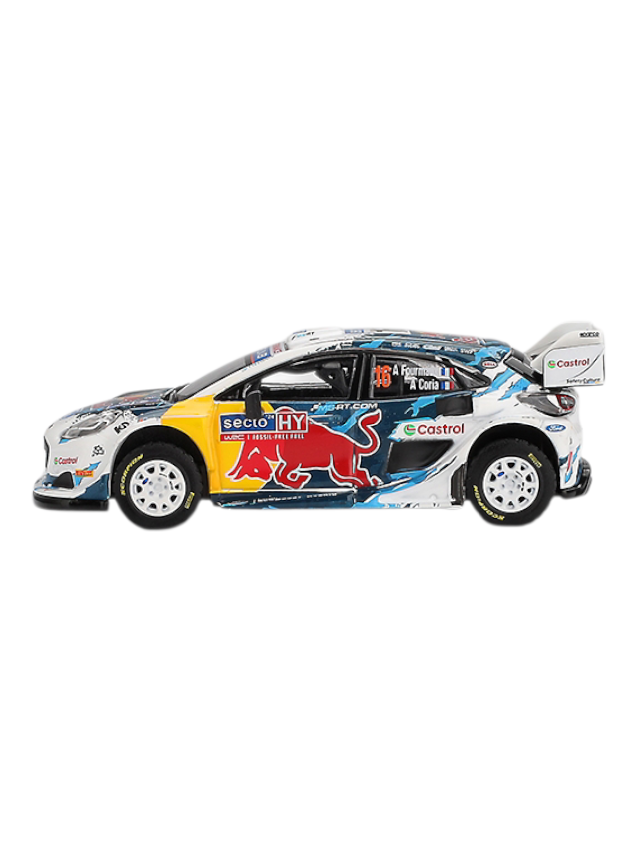 Mini GT #1074: Ford Puma Rally1 #16 M-Sport Ford WRT 1:64 Scale