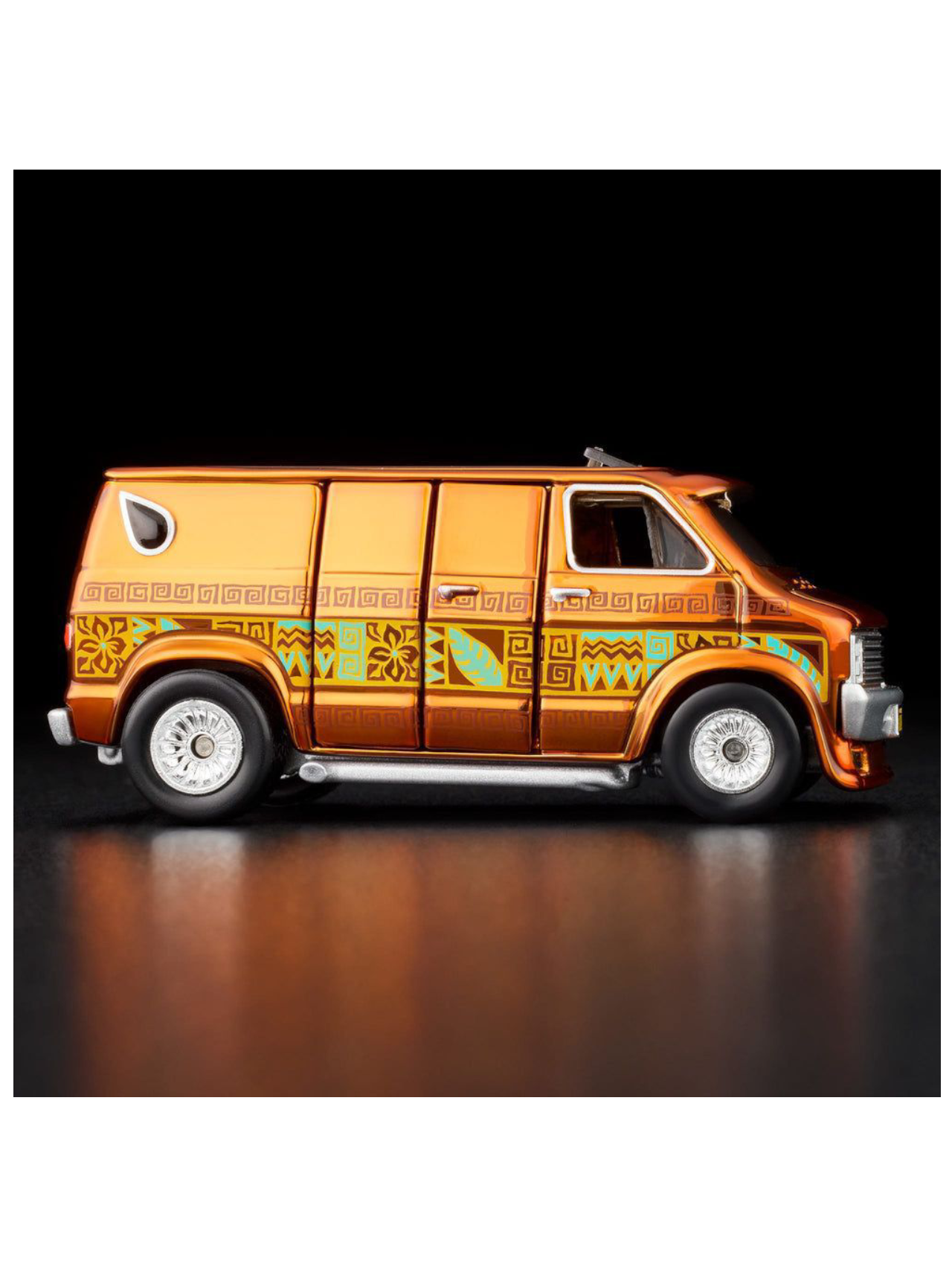 HotWheels 70s Dodge Tradesman Van RLC 1:64 Scale (With Acrylic Case)
