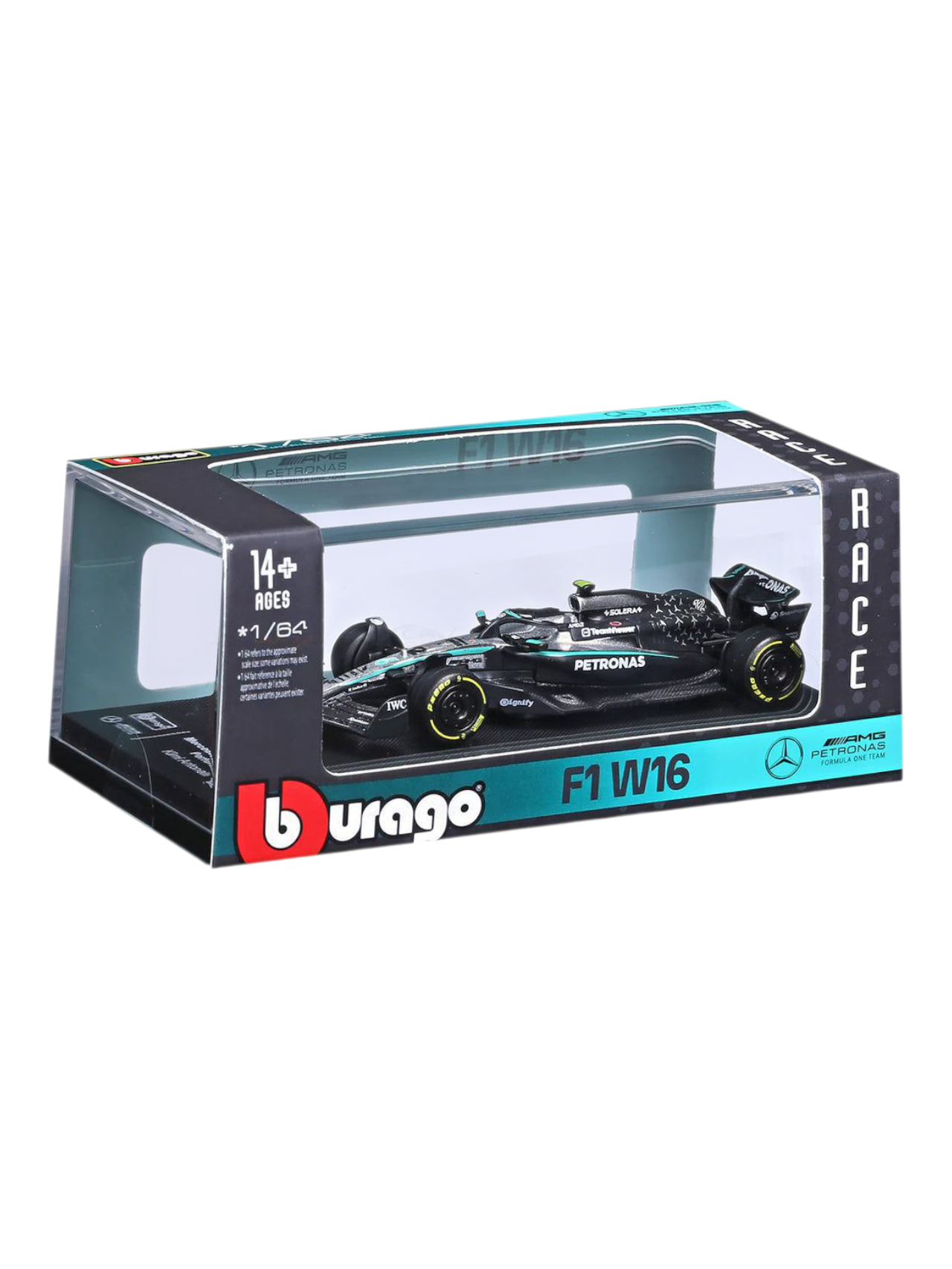 Bburago Formula 1 2025 Mercedes-AMG F1 W16 E Kimi Antonelli No-12 1:64 Scale
