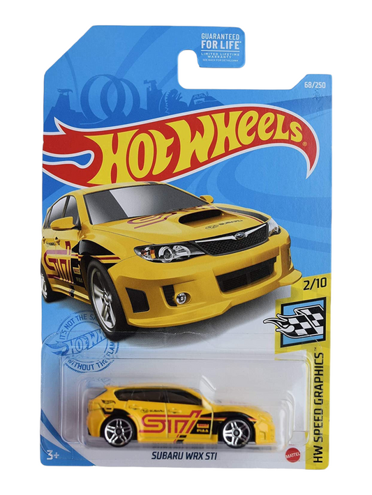 Hotwheels Subaru WRX STI Imported Mainline 1:64 Scale GRY42-M7C5