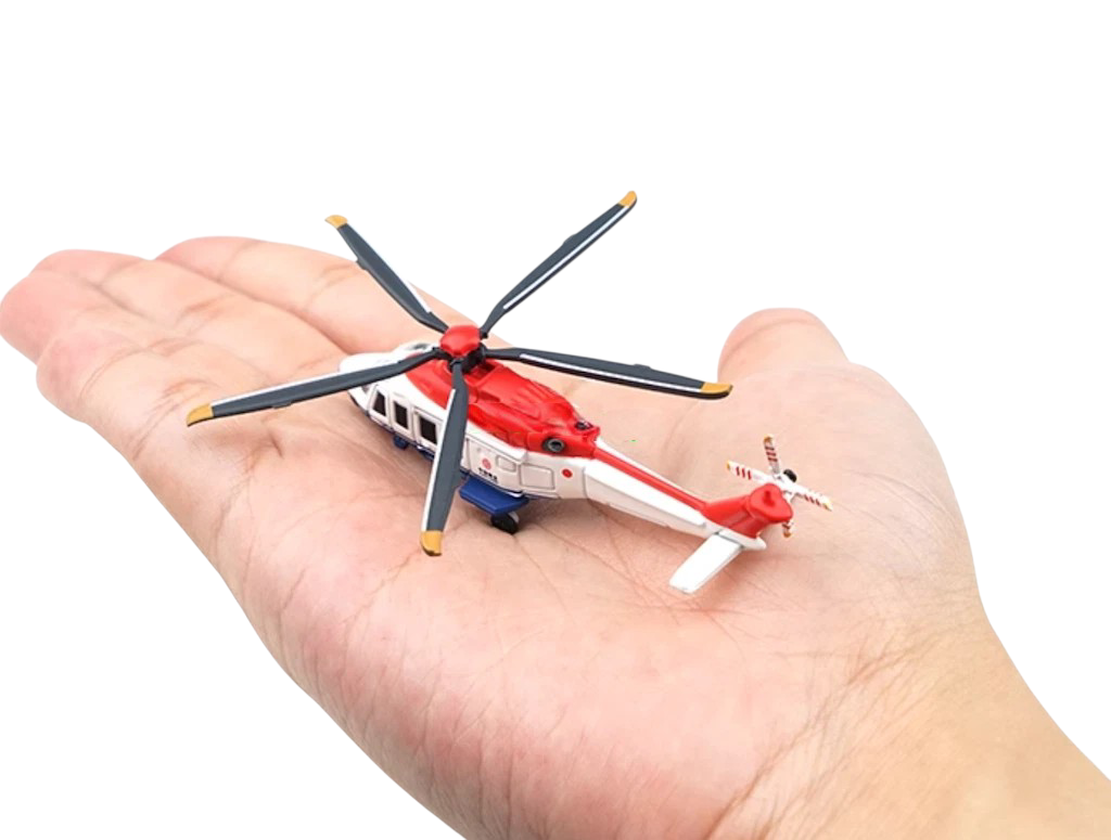 XCARTOYS G028-2 AW139 Helicopter -Model Diecast 1:210 Scale
