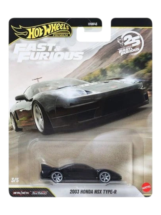 HotWheels Fast and Furious '2003 Honda NSX Type-R Premium car Imported 1:64 Scale