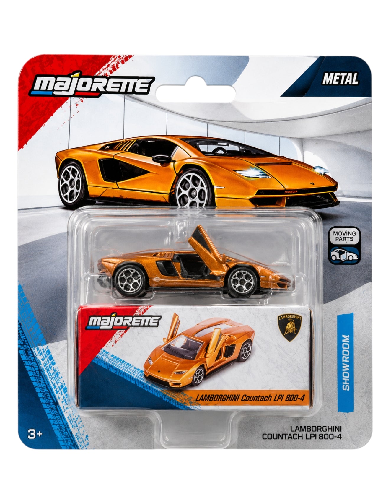 Majorette Premium "Lamborghini Countach Lpi 800-4" Metal Die-cast Car 1:64 Scale