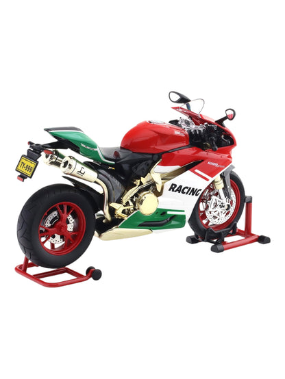 TY Models Ducati 1299 Speed Motorcycle Diecast Scale model Light , Sound One Click Start Throttle 90 Rotation