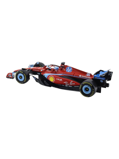 Bburago Formula 1 (F1) Ferrari Miami GP SF-24 16 No Charles Leclerc 1:18 Scale Diecast