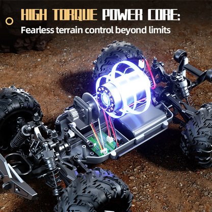 VORTEX Speed Adventure Race 2.4GHz High-Speed RC Monster Truck |Scale 1:16 |4WD Off-Road Remote Control Car | Rechargeable Battery | 32 km/H
