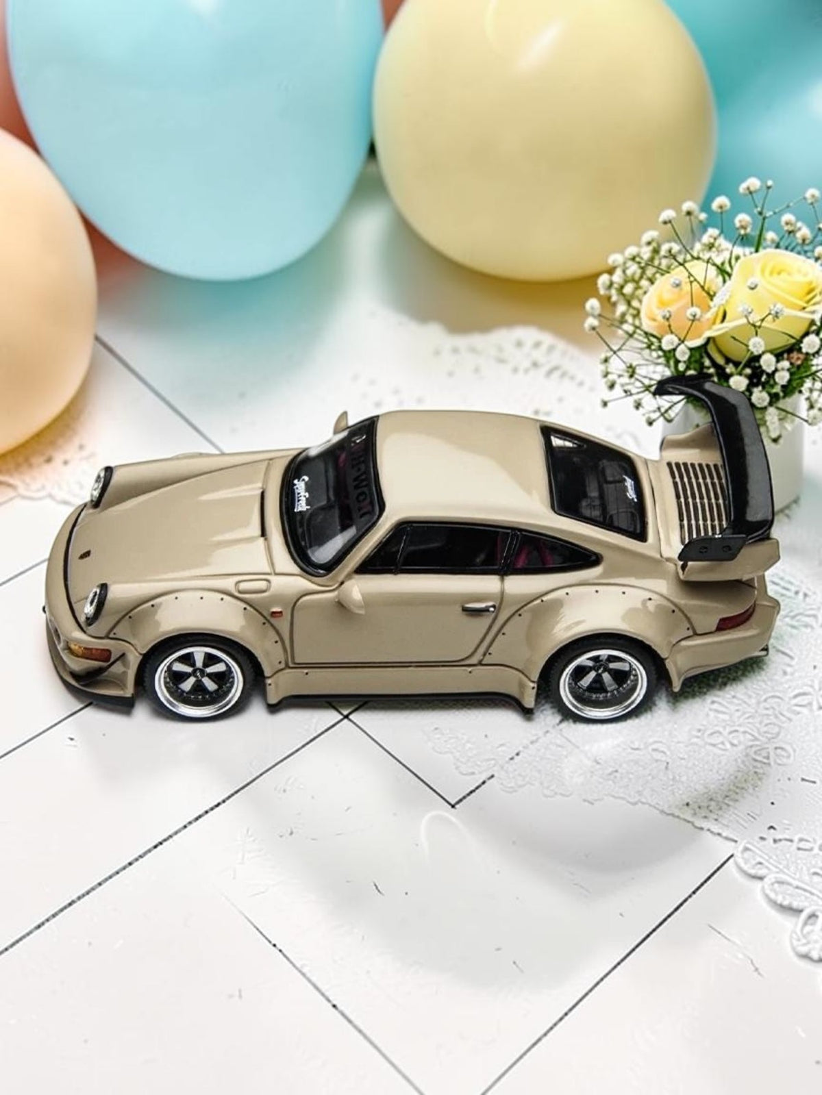 Time Micro "RWB Porsche 911 – Iconic Widebody Street Legend | Premium Diecast Model 1:64 Scale