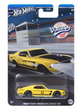 HotWheels Vintage Racing Club 1969 Ford Mustang Boss 302 Imported Mainline Card Art 1:64 Scale
