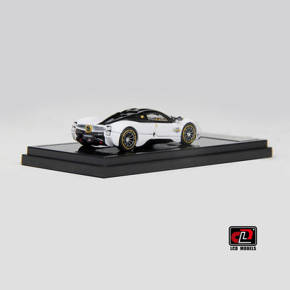 LCD Models Pagani Utopia Coupe Imported 1:64 Scale die-cast Model (code-LCD64039-BW/Black White)