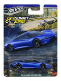 HotWheels Silver Series Summit Surge Mclaren Speedtail Imported Card Art 1:64 Scale
