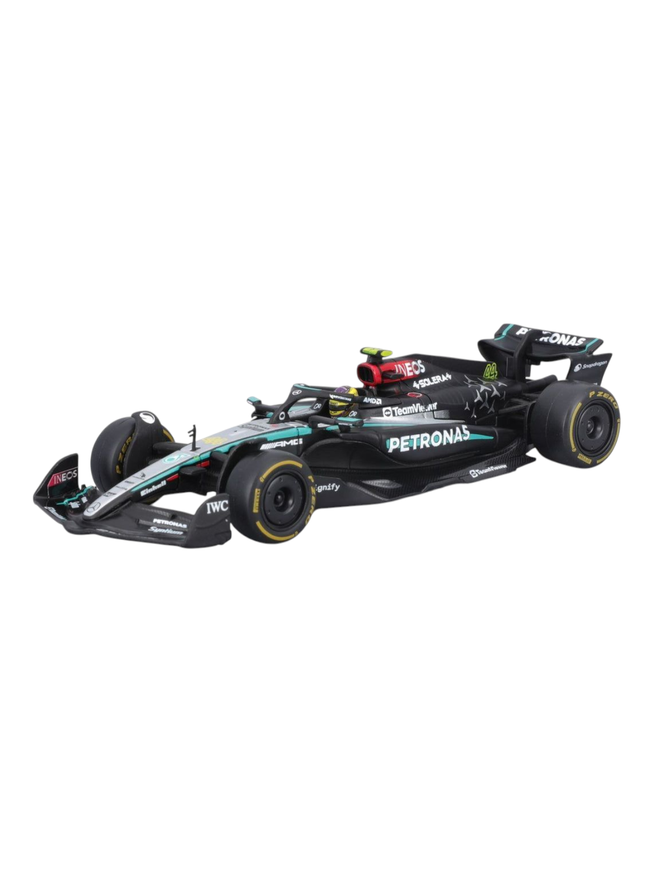 Bburago Formula 1 (F1) AMG Petronas F1W15 E Performance Diecast 1:43 Scale (With Acrylic Case)
