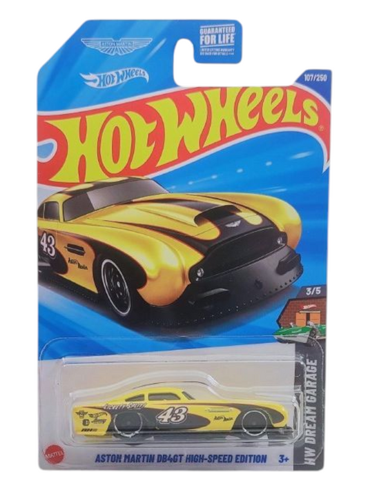 HotWheels Aston Martin DB4GT High-Speed Edition Imported Mainline 1:64 Scale