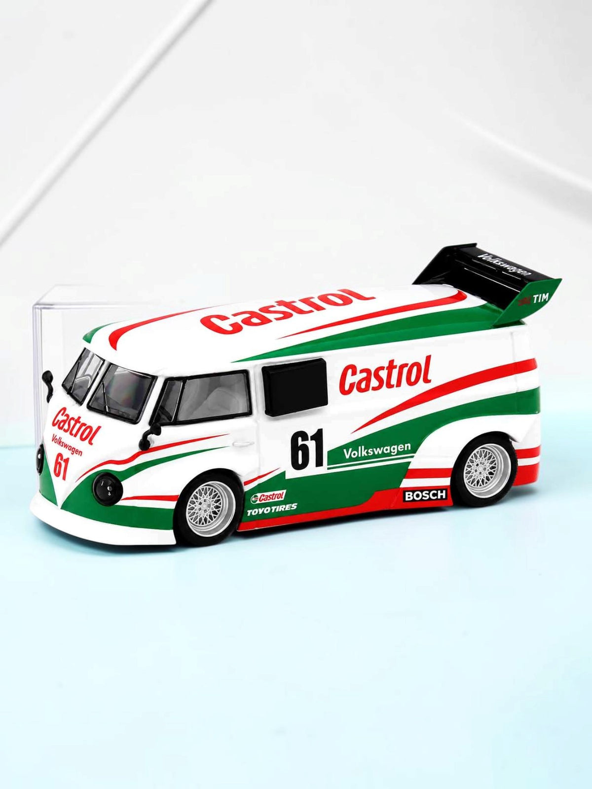 SUPCAR "Volkswagen T1 Castrol Racing Van #61 Die-Cast Model Car | Premium Collectible Display Model 1:64 Scale