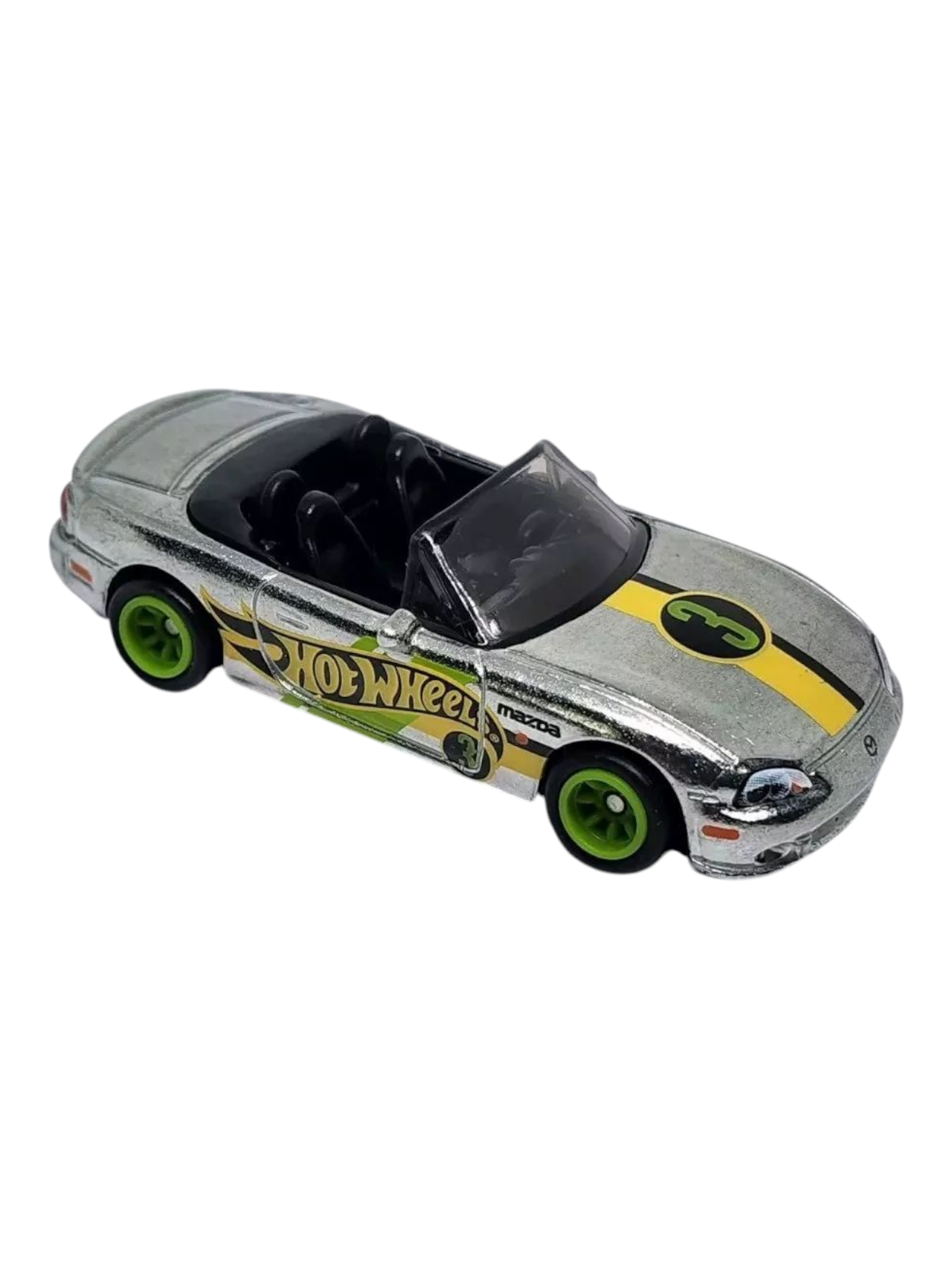HotWheels 2025 Zamac Edition 2004 Mazda Mazdaspeed Miata imported premium 1:64 Scale (With Protector)