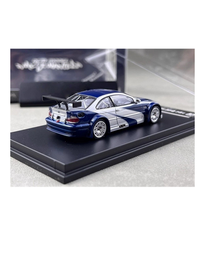 DCM Model Need For Speed Most Wanted (NFS) BMW E46 M3 GTR 1:64 Scale Premium Diecast (With Acrylic Case)