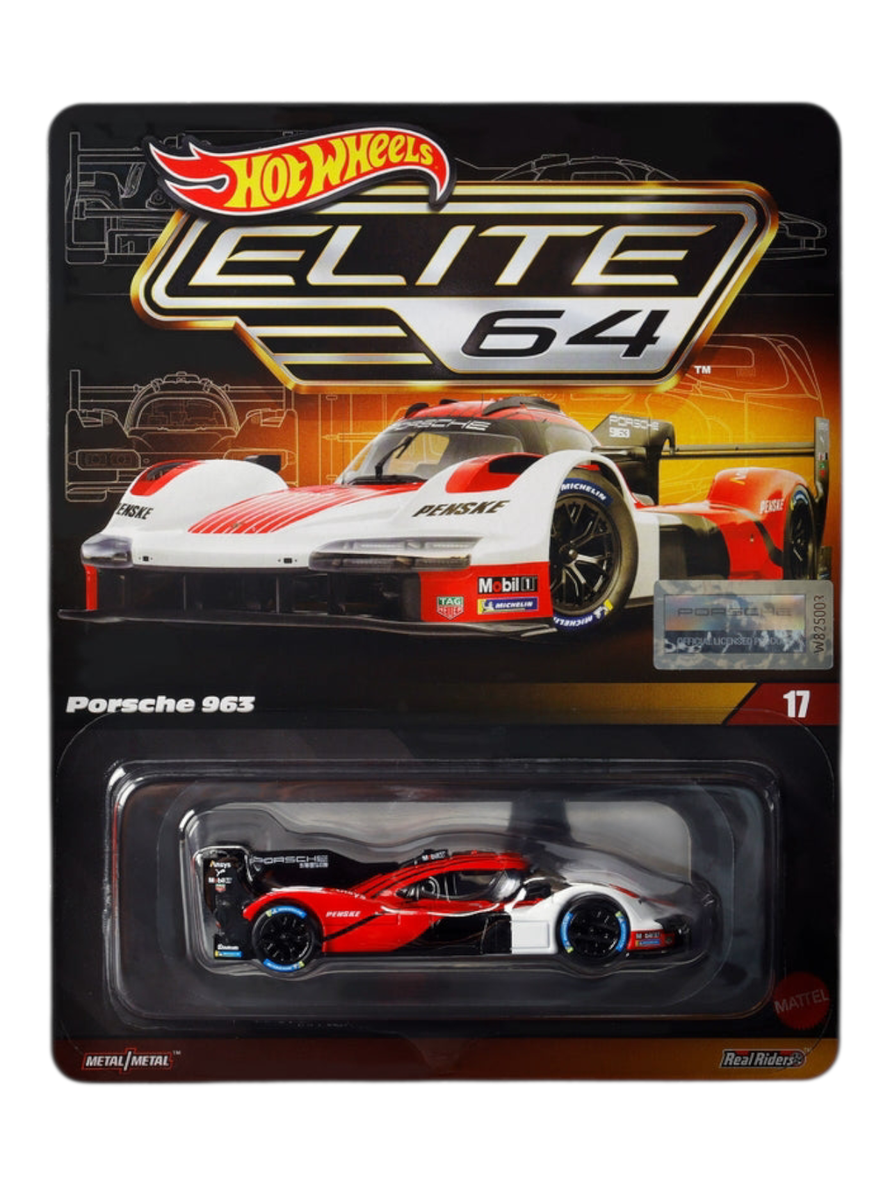 HotWheels Elite 64 Porsche 963 1:64 Scale Imported RLC Premium (With Protector)